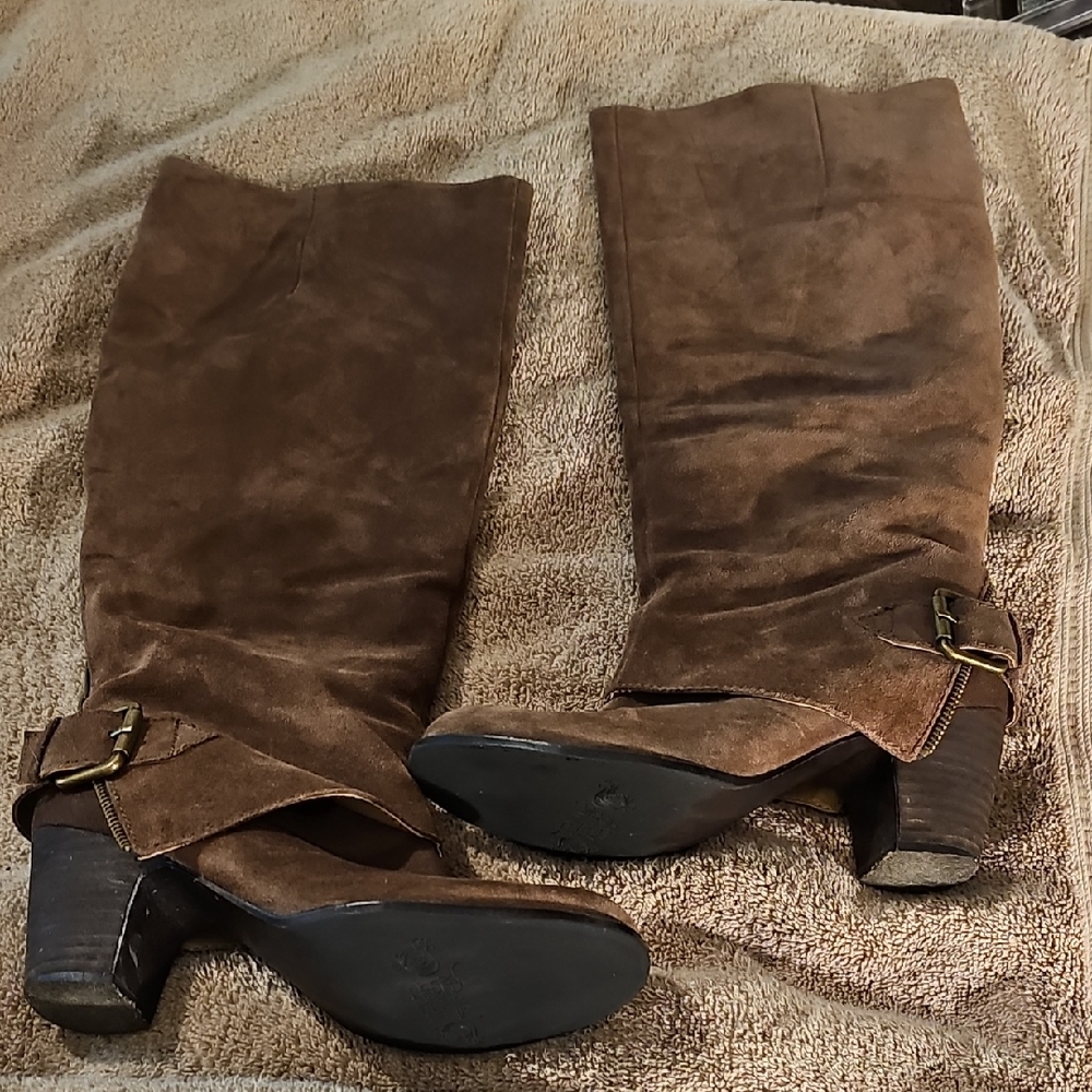 NINE WEST VINTAGE AMERICA Collectiin Brown Suede Women's Boots